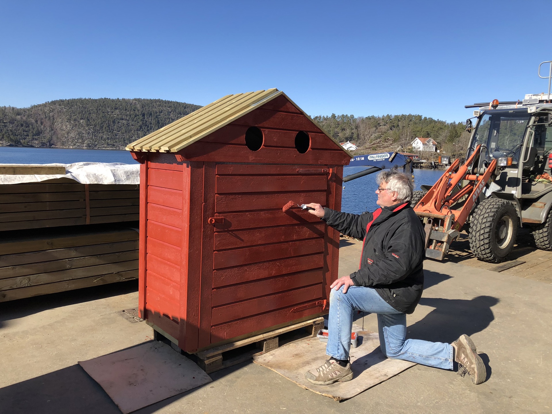 Snart er vi klare til å ta imot pant.
